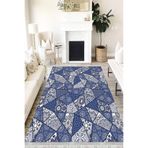 Motto Hali Patchwork Eko Punto Kaymaz Tabanlı Yıkanabilir Antibakteriyel Dijital Baskı Patchwork Halı Yolluk, PW-8042A-EKOPNT-80X350