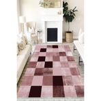 Motto Hali Patchwork Punto Kaymaz Dot Tabanlı Yıkanabilir Antibakteriyel Dijital Baskı Patchwork Halı Yolluk, PW-8150A-PNT-120X180