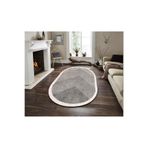 Motto Hali Patchwork Punto Kaymaz Tabanlı Yıkanabilir Antibakteriyel Dijital Baskı Oval Halı, PW-8174A-PNT-OVL-120X250