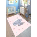 Motto Hali Perla Soft Kaymaz Tabanlı Yıkanabilir Antibakteriyel Dijital Baskı Çocuk Halısı, CK-10025A-PRL-120X180
