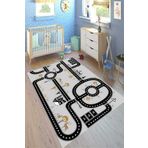Motto Hali Perla Soft Kaymaz Tabanlı Yıkanabilir Antibakteriyel Dijital Baskı Çocuk Halısı, CK-10129A-PRL-120X180
