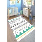 Motto Hali Perla Soft Kaymaz Tabanlı Yıkanabilir Antibakteriyel Dijital Baskı Çocuk Halısı, CK-10169A-PRL-160X230