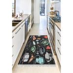 Motto Hali Perla Soft Kaymaz Tabanlı Yıkanabilir Antibakteriyel Dijital Baskı Mutfak Halısı, MK-9013A-PRL-200X300