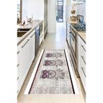 Motto Hali Perla Soft Kaymaz Tabanlı Yıkanabilir Antibakteriyel Dijital Baskı Mutfak Halısı, MK-9059A-PRL-200X300