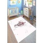 Motto Hali Punto Kaymaz Dot Tabanlı Yıkanabilir Antibakteriyel Dijital Baskı Çocuk Halısı, CK-10001D-PNT-120X180