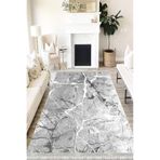 Motto Hali Stone Cotton Şönil Kaymaz Tabanlı Yıkanabilir Antibakteriyel Dijital Baskı Halı Yolluk, ST-1019B-CTN-80X300