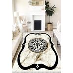 Motto Hali Stone Perla Soft Kaymaz Tabanlı Yıkanabilir Antibakteriyel Dijital Baskı Halı Yolluk, ST-1075A-PRL-80X300