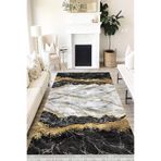 Motto Hali Stone Verona Kaymaz Deri Tabanlı Yıkanabilir Antibakteriyel Dijital Baskı Halı Yolluk, ST-1025D-VRN-100X300