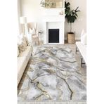Motto Hali Stone Verona Kaymaz Deri Tabanlı Yıkanabilir Antibakteriyel Dijital Baskı Halı Yolluk, ST-1025L-VRN-200X300