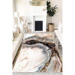 Motto Hali Stone Verona Kaymaz Deri Tabanlı Yıkanabilir Antibakteriyel Dijital Baskı Halı Yolluk, ST-1026A-VRN-80X300