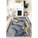 Motto Hali Stone Verona Kaymaz Deri Tabanlı Yıkanabilir Antibakteriyel Dijital Baskı Halı Yolluk, ST-1029A-VRN-50X80