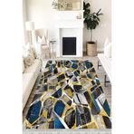 Motto Hali Stone Verona Kaymaz Deri Tabanlı Yıkanabilir Antibakteriyel Dijital Baskı Halı Yolluk, ST-1036A-VRN-120X250
