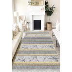 Motto Hali Stone Verona Kaymaz Deri Tabanlı Yıkanabilir Antibakteriyel Dijital Baskı Halı Yolluk, ST-1039B-VRN-200X300