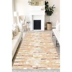 Motto Hali Stone Verona Kaymaz Deri Tabanlı Yıkanabilir Antibakteriyel Dijital Baskı Halı Yolluk, ST-1041A-VRN-80X300