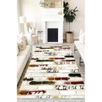 Motto Hali Stone Verona Kaymaz Deri Tabanlı Yıkanabilir Antibakteriyel Dijital Baskı Halı Yolluk, ST-1042A-VRN-180X280