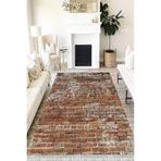 Motto Hali Stone Verona Kaymaz Deri Tabanlı Yıkanabilir Antibakteriyel Dijital Baskı Halı Yolluk, ST-1044A-VRN-80X200