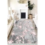 Motto Hali Stone Verona Kaymaz Deri Tabanlı Yıkanabilir Antibakteriyel Dijital Baskı Halı Yolluk, ST-1065A-VRN-80X200