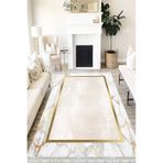 Motto Hali Stone Verona Kaymaz Deri Tabanlı Yıkanabilir Antibakteriyel Dijital Baskı Halı Yolluk, ST-1069D-VRN-200X300