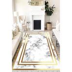 Motto Hali Stone Verona Kaymaz Deri Tabanlı Yıkanabilir Antibakteriyel Dijital Baskı Halı Yolluk, ST-1071A-VRN-200X300