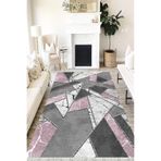 Motto Hali Stone Verona Kaymaz Deri Tabanlı Yıkanabilir Antibakteriyel Dijital Baskı Halı Yolluk, ST-1074C-VRN-100X200