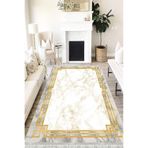 Motto Hali Stone Verona Kaymaz Deri Tabanlı Yıkanabilir Antibakteriyel Dijital Baskı Halı Yolluk, ST-1085A-VRN-100X150