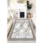 Motto Hali Verona Kaymaz Deri Tabanlı Yıkanabilir Antibakteriyel Dijital Baskı Halı Yolluk, ST-1080A-VRN-160X230