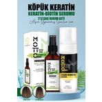 Motto Plus Professional Saç Pürüzsüzleştirici Ve Düzleştirici 2'li Saç Bakım Seti (Köpük Keratin - Keratin & Biotin Serum)