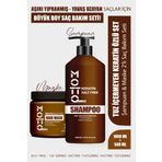 Motto Plus Professional Tuzsuz Şampuan 1lt Keratin Saç Maskesi 500ml