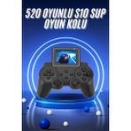 Motto Ticaret 2.4 Inç Ekran 520 Oyunlu Retro Temalı Kablosuz Oyun Kolu El Atarisi - Renkli