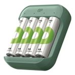 Motto Ticaret Gp Recyko B423 USB Pil Şarj Cihazı Seti - 4 Adet Aa 2700MAH Yüksek Kapasiteli Şarjlı Pil Dahil
