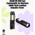 Motto Ticaret Mey Ithalat® 2000 Lümen LED El Feneri - Suya Dayanıklı, Odaklı, Klipsli - Renkli