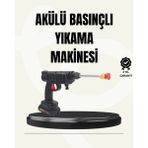 Motto Ticaret Mey Ithalat® 48V Şarjlı Basınçlı Yıkama Makinesi Kablosuz Su Tabancası