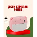 Motto Ticaret Mey Ithalat® Çocuklar Için Şipşak Yazıcı Kamera 24MP Hd Çift Lensli Termal Baskılı