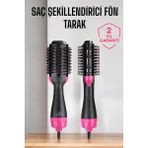 Motto Ticaret Mey Ithalat® Fön Tarak Elektriklenmeyi Önleyen ve Parlaklık Veren Saç Şekillendirici - Renkli