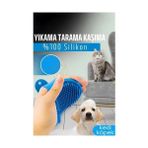 Motto Ticaret Mey Ithalat® Hayvan Tüy Toplama Yıkama Kaşınma Silikon Fırçası 721131 - Renkli