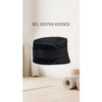 Motto Ticaret Nefes Alabilir Unisex Ayarlanabilir Ortopedik Bel Destek Korsesi - Renkli - Standart