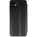 Motto Ticaret Newface Samsung Galaxy A06 Kılıf Flip Cover - Siyah - Çok Renkli