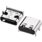Motto Ticaret Powermaster IC-266B-4 Type-C Dişi Şase Konnektör - USB 3.1 16 Pin Hızlı Şarj Destekli Soketi