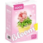 Motto Ticaret Saksı Çiçekleri Serisi 3D Puzzle - Renkli