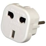 Motto Üniversal Ingiliz Çevirici Beyaz Erkek Elektrik Priz Dönüştürücü