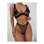 Motto10 Butik Bacio Fantezi File Sütyen Kilot Bc5433