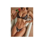 Motto10 Butik Bacio Fantezi Siyah Dantelli Seksi Sütyen Kilot Takım Bc9705