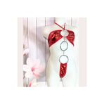 Motto10 Butik Bacio Zincirli Metalli Kırmızı Fantazi Seksi İç Giyim Bc9187