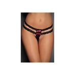 Motto10butik Bacio Fantezi Dantelli Fiyonklu String-tanga BC1280 Çok Renkli-L