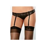 Motto10butik Bacio Fantezi Dantelli Satenli Kilotlu Jartiyer Takım BC2375 Çok Renkli-XL