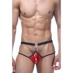 Motto10butik Bacio Fantezi Kırmızı Önü Halkalı Seksi Erkek String-tanga BC4596 Çok Renkli-M