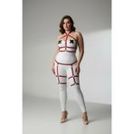 Motto10butik Büyük Beden Kırmızı Kadın Jartiyer Harness Deri Vücut Aksesuarı Kombini - APFT272 Taba-2XL/3XL