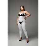 Motto10butik Büyük Beden Siyah Kadın Harness Takım Zincir Detaylı Fantazi Deri Görünümlü - APFT1169 Kırmızı-L/XL
