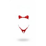 Motto10butik Kırmızı Harness Takım Deri Zincir Detaylı Tokalı Bralet - APFT1234 Haki-S/M