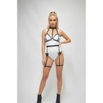 Motto10butik Siyah Jartiyer Harness Zımbalı Boyunluk Detaylı - APFT310 Haki-2XL/3XL